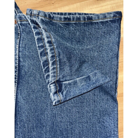 Levis 514 Jeans Mens 34x32 Blue Straight Fit Denim Medium Wash Casual - Picture 4 of 11